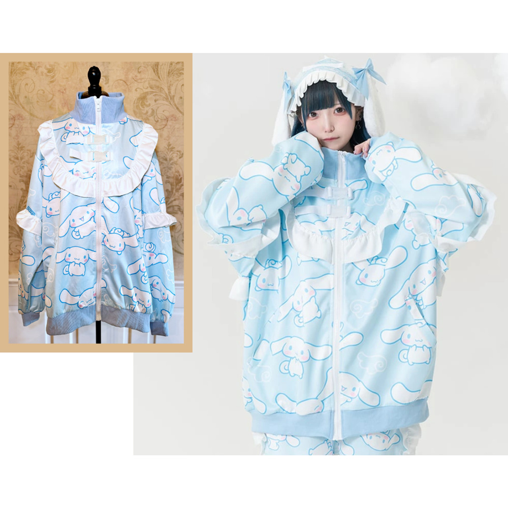 ACDC Rag Cinnamoroll Cinnamon Jersey Jacket J Fashion Sanrio Japan Yami Kawaii